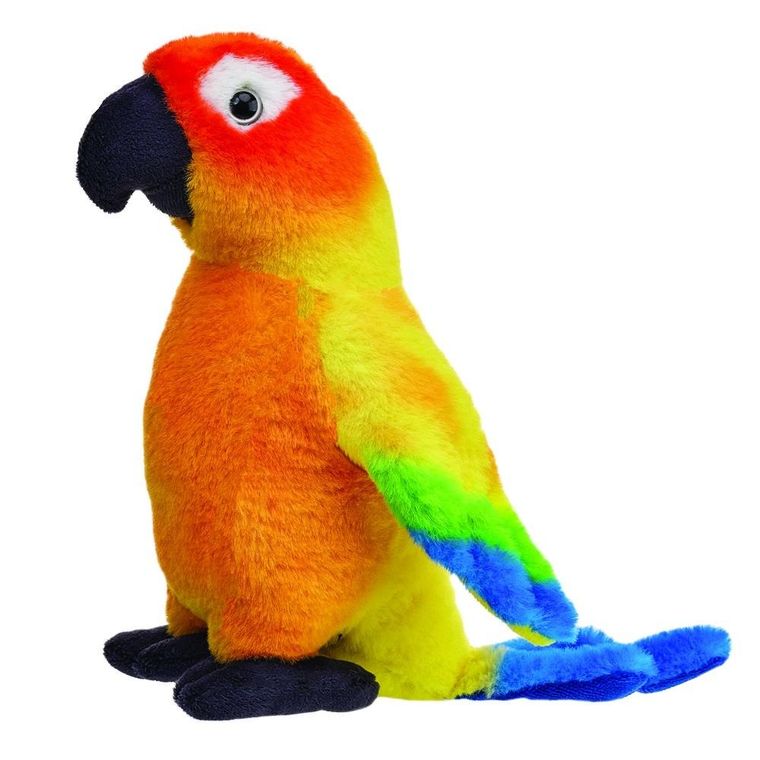 Beppe, Papuga Konura słoneczna, maskotka, 20 cm