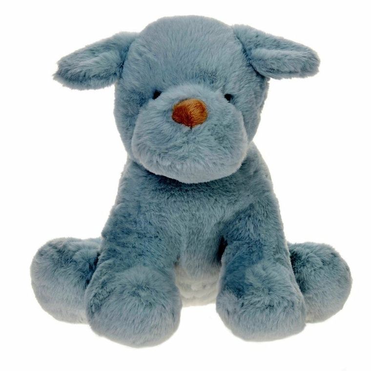 Beppe, pies Renee, maskotka, niebieska, 30 cm