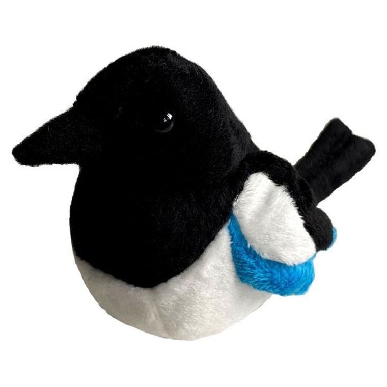 Beppe, Ptak Sroka Zwyczajna, maskotka, 13 cm