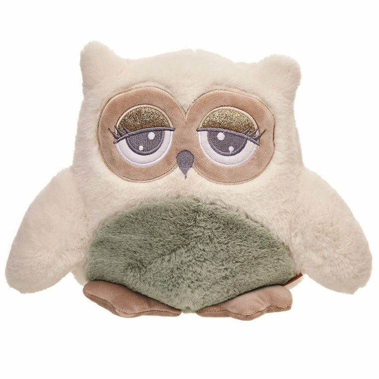 Beppe, Sowa Abby, maskotka, kremowo-miętowa, 23 cm