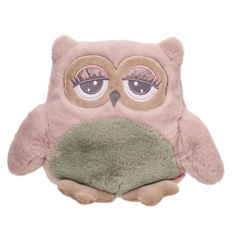 Beppe, Sowa Abby, maskotka, różowo-miętowa, 23 cm