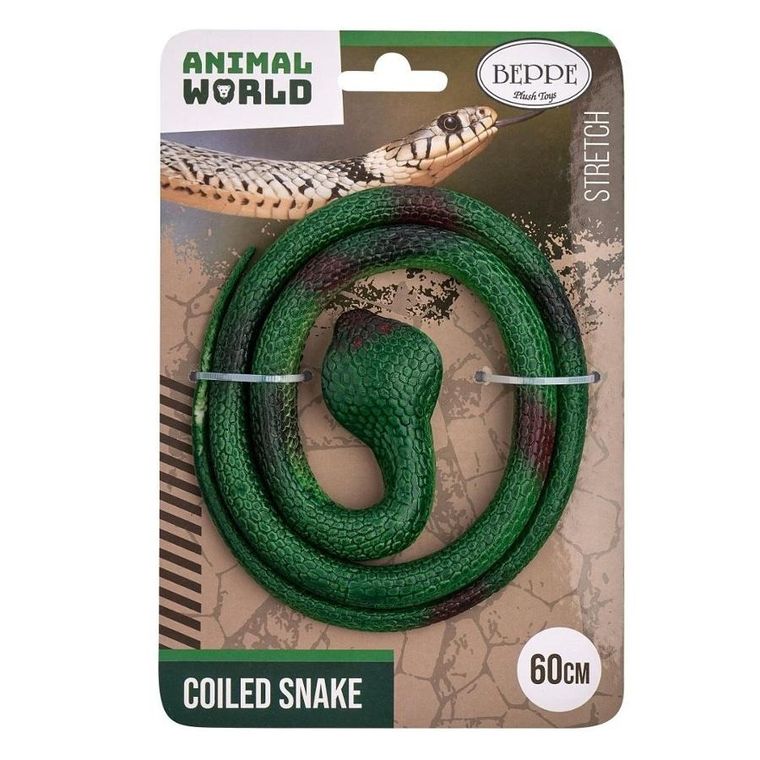 Beppe, wąż gumowy, zielony, 60 cm