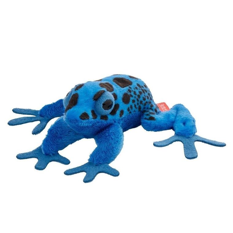 Beppe, Żaba drzewołaz malarski, maskotka, niebieski, 10 cm