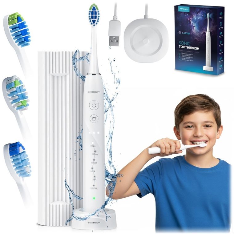 Berdsen, Galaxy, szczoteczka soniczna do zębów, biała