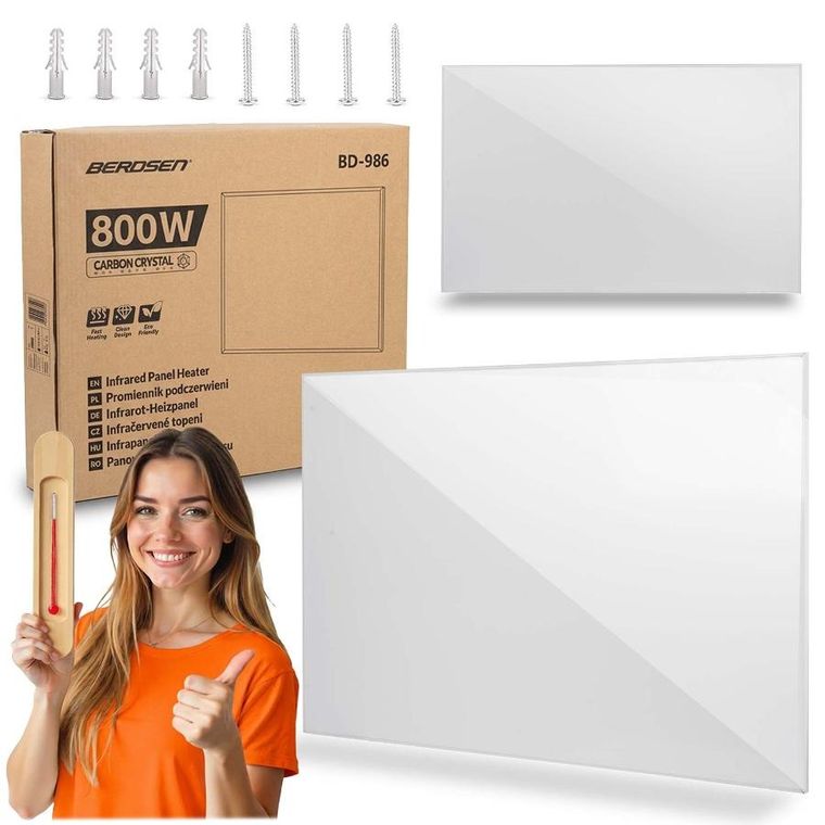 Berdsen, grzejnik na podczerwień, promiennik podczerwieni, 800W, BD-986