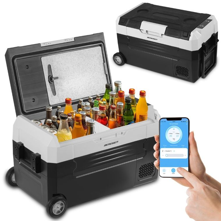 Berdsen, Icemax 400, lodówka kompresorowa turystyczna, czarna, 32l