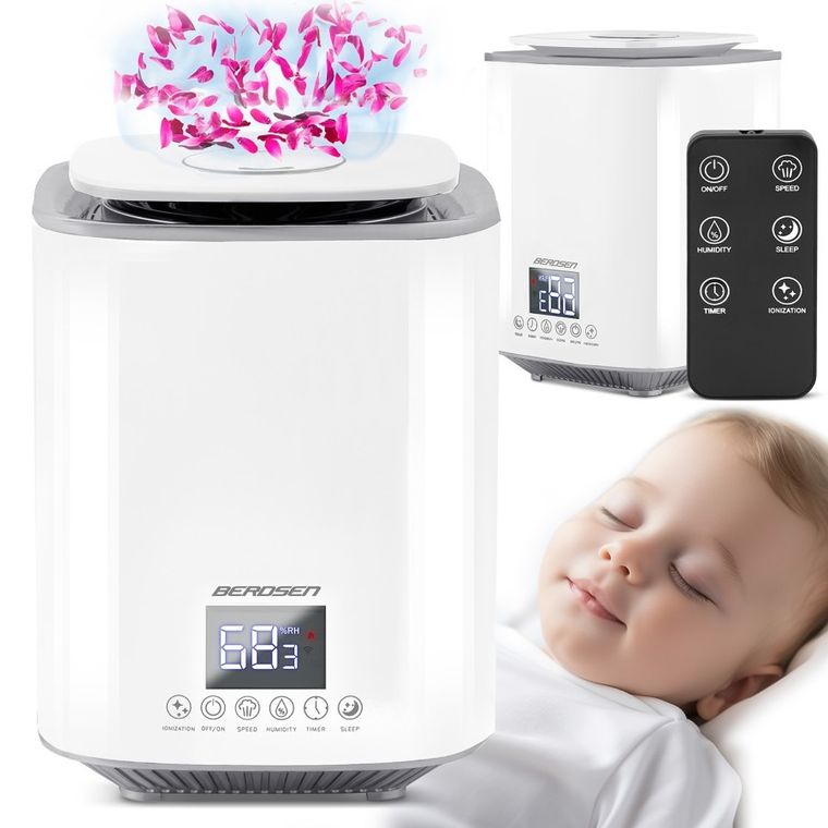 Berdsen, nawilżacz powietrza, biały, BD-502