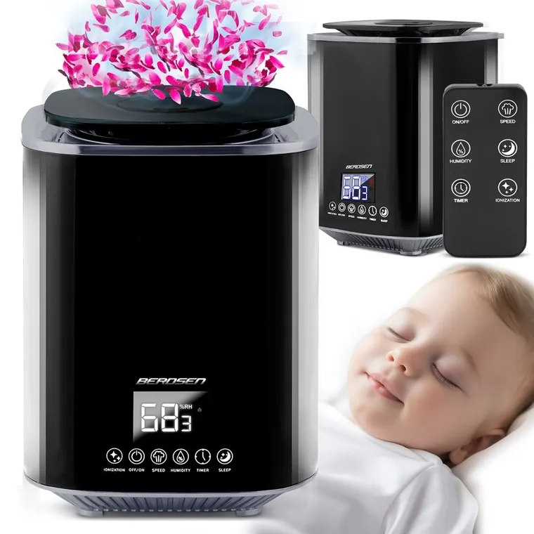 Berdsen, nawilżacz powietrza, czarny