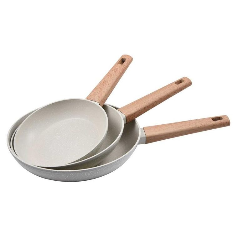 Bergner, Naturally, zestaw 3 patelni marmurkowych