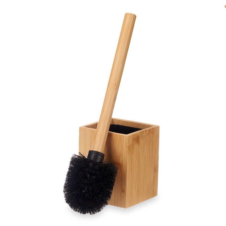 Berilo, szczotka do WC w bambusowym pojemniku, 10-10-36 cm