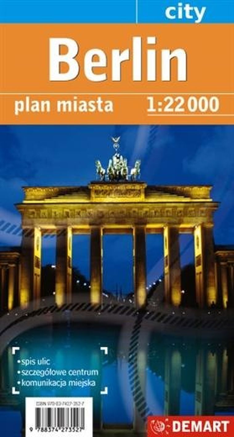 Berlin. Plan miasta 1:22000