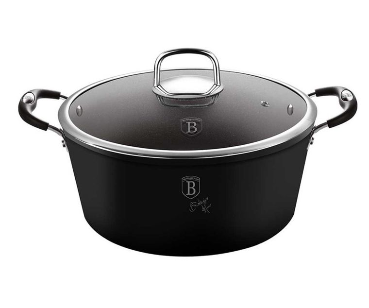 Berlinger Haus, Black Professional Line, garnek granitowy, 2.5l