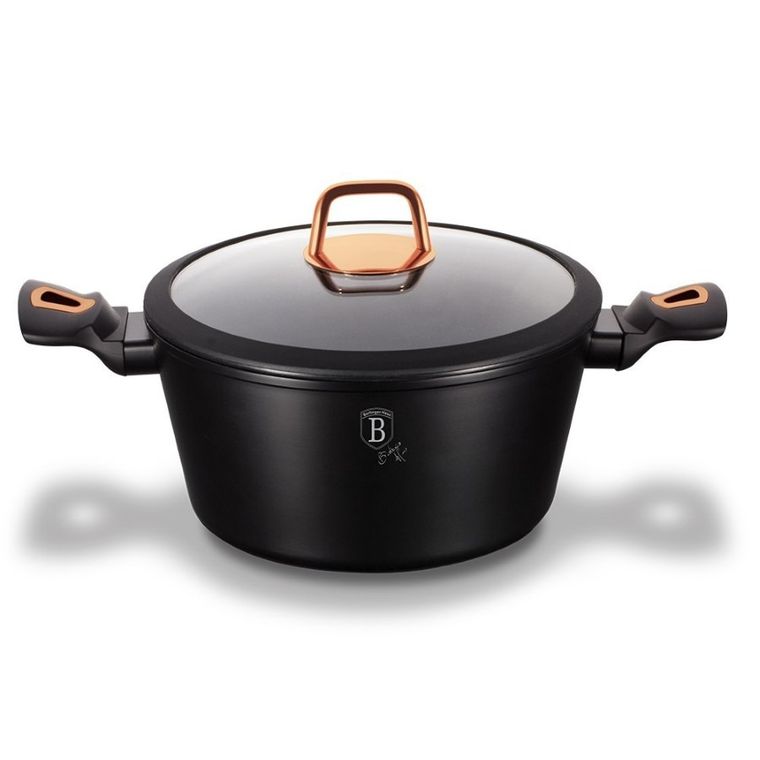 Berlinger Haus, Black Rose, garnek granitowy, 2.5l