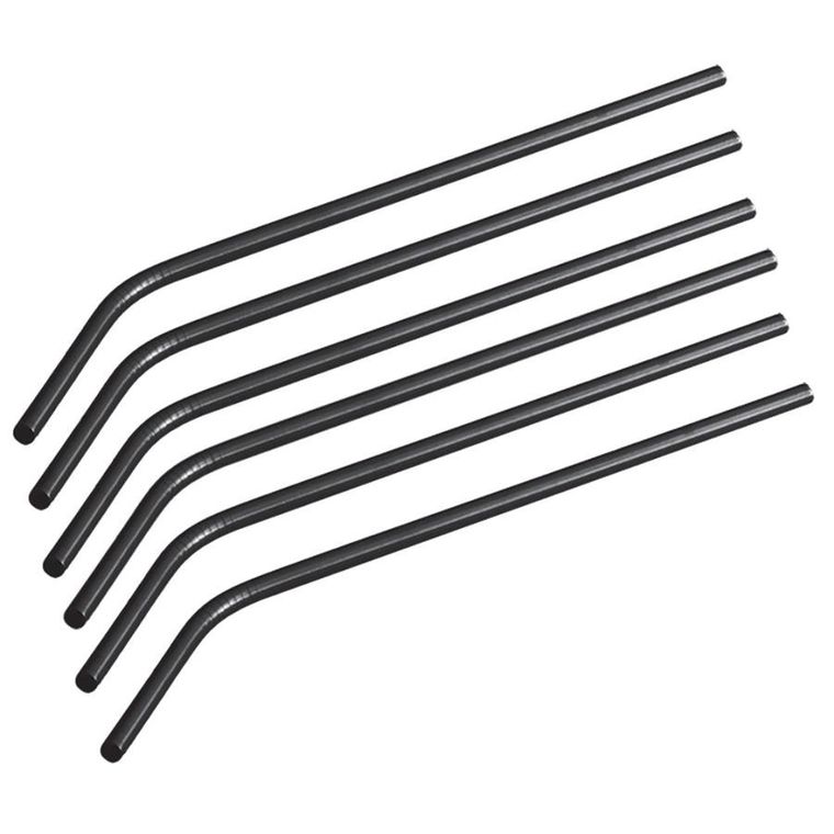 Berlinger Haus, Black Silver, słomki metalowe do napojów, BH-2984