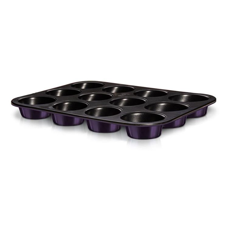Berlinger Haus, Purple, forma do pieczenia, 12 muffinek