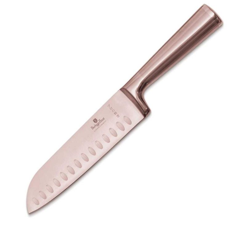 Berlinger Haus, Rose Gold, stalowy nóż santoku, 17,5 cm, BH-2935