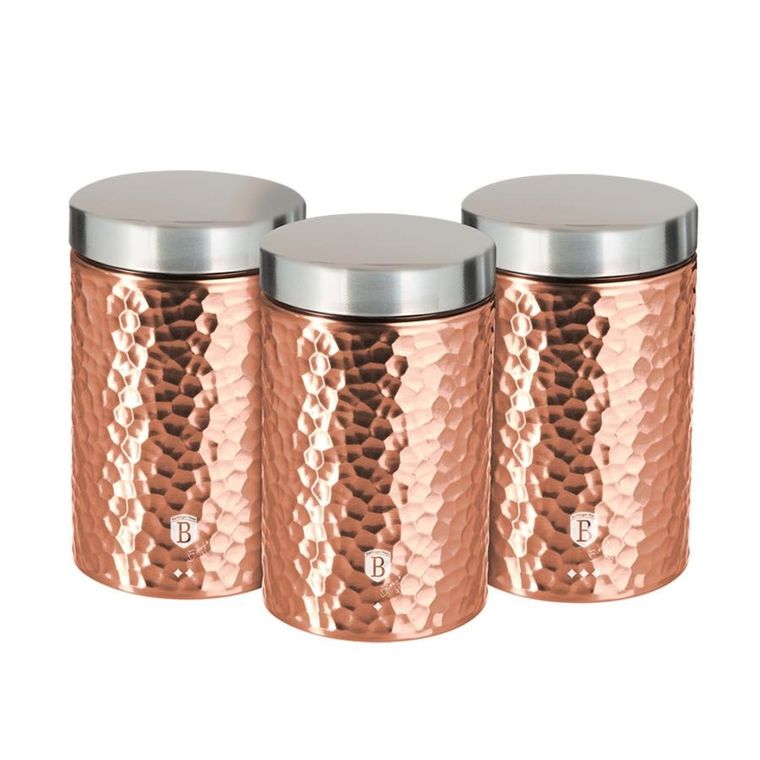 Berlinger Haus, Rose Gold, zestaw pojemników kuchennych, BH-6727
