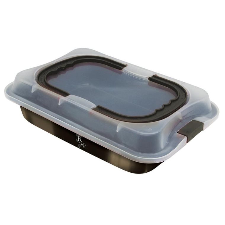 Berlinger Haus, Shiny Black, forma do pieczenia z pokrywą, BH-7840