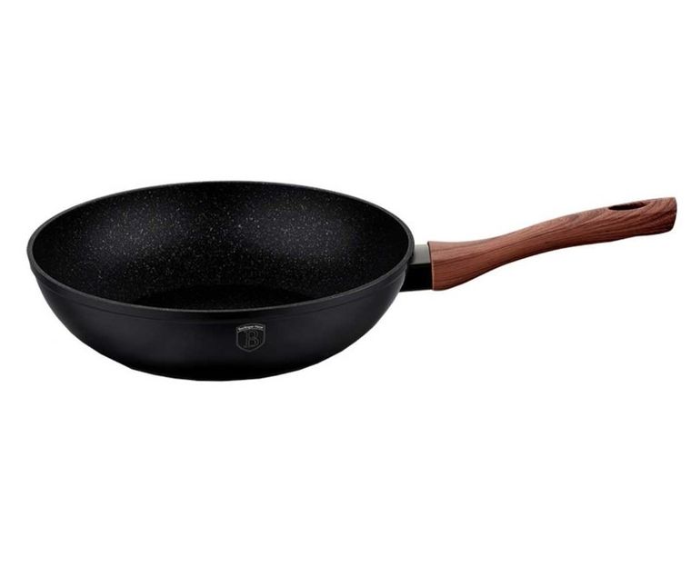 Berlinger Haus, wok granitowy, Ebony Rosewood, 28 cm