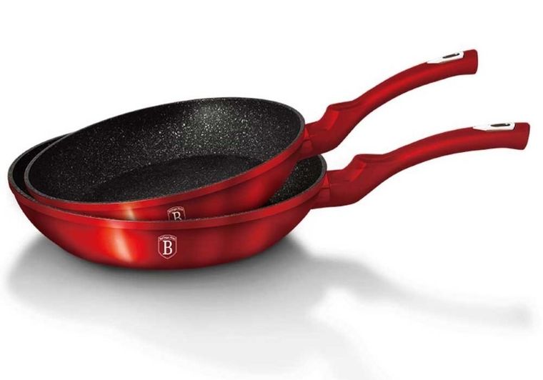 Berlinger Haus, zestaw 2 patelni granitowych, Red Metallic