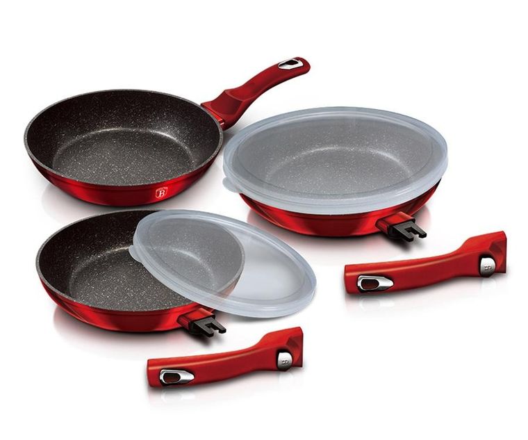 Berlinger Haus, zestaw 3 patelni granitowych