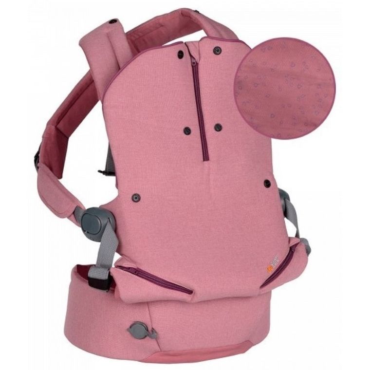 BeSafe, Haven, Premium, nosidełko, różowe