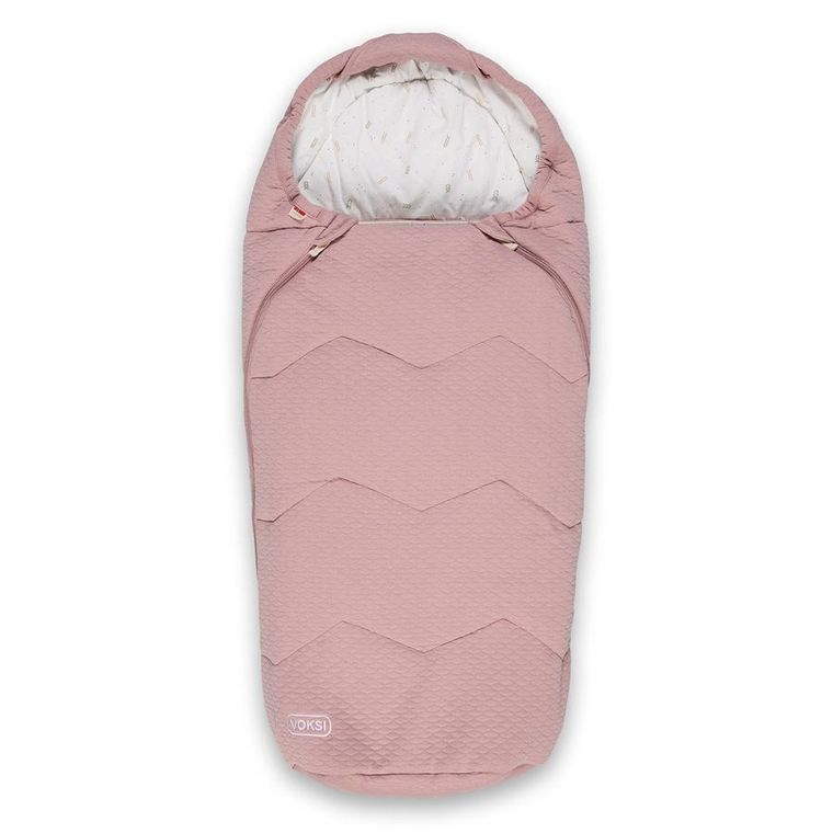 BeSafe Voksi, śpiworek do fotelika i wózka Voksi Breeze Light, pudrowy róż