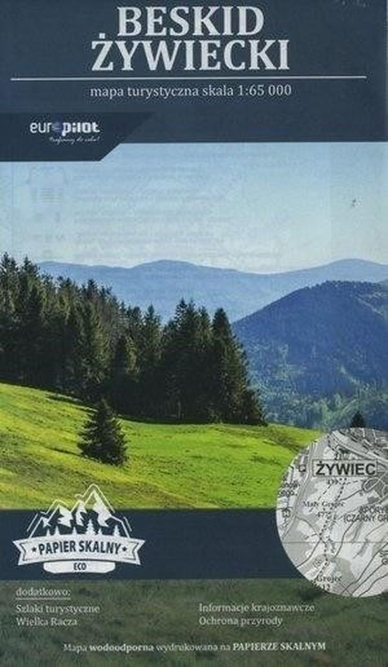 Beskid Żywiecki. Mapa turystyczna ECO w skali 1:65 000