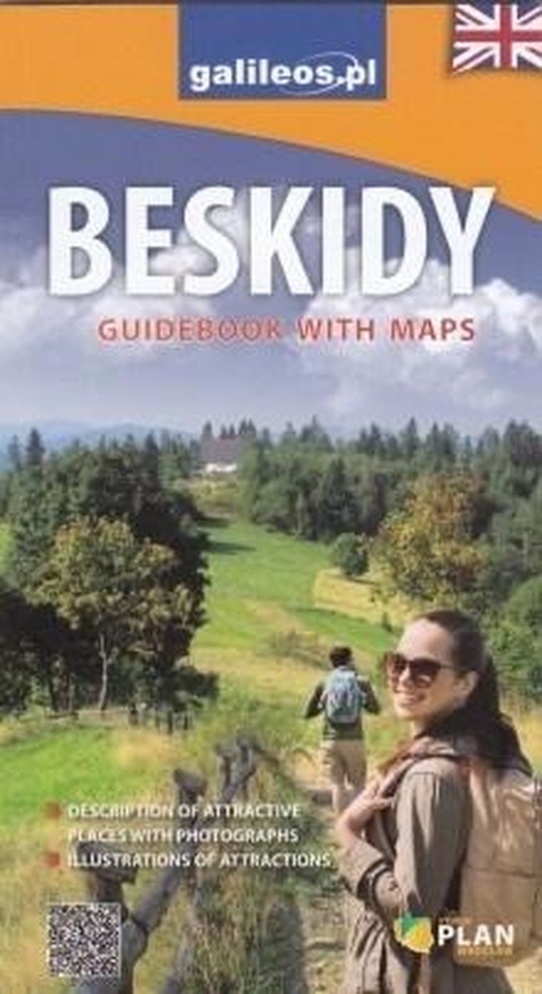 Beskidy. Przewodnik z mapą. Wersja angielska