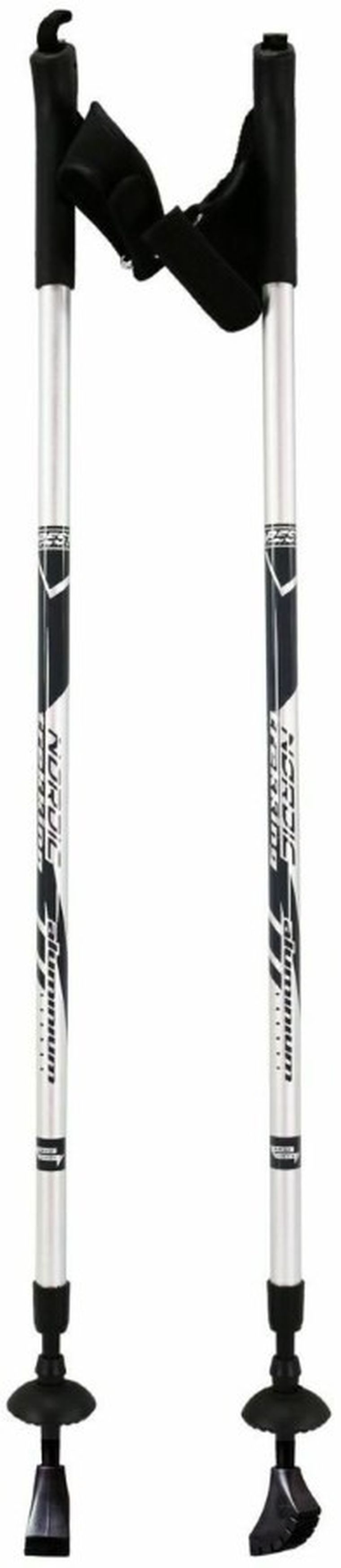 Best Sporting, kije do nordic walking, 2-sekwencje, czarne