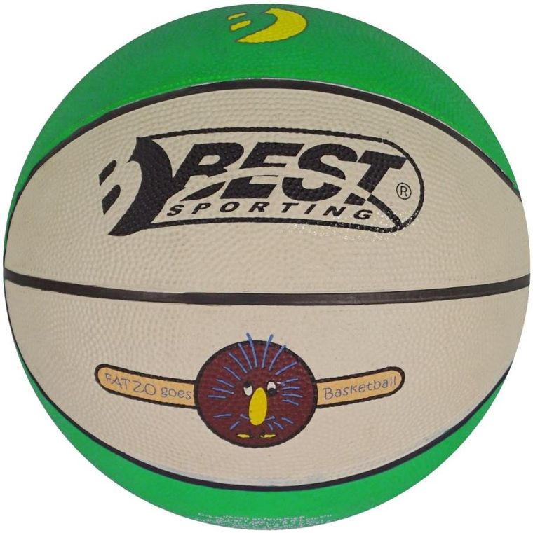 Best Sporting, mini piłka do koszykówki, zielona, rozmiar 3