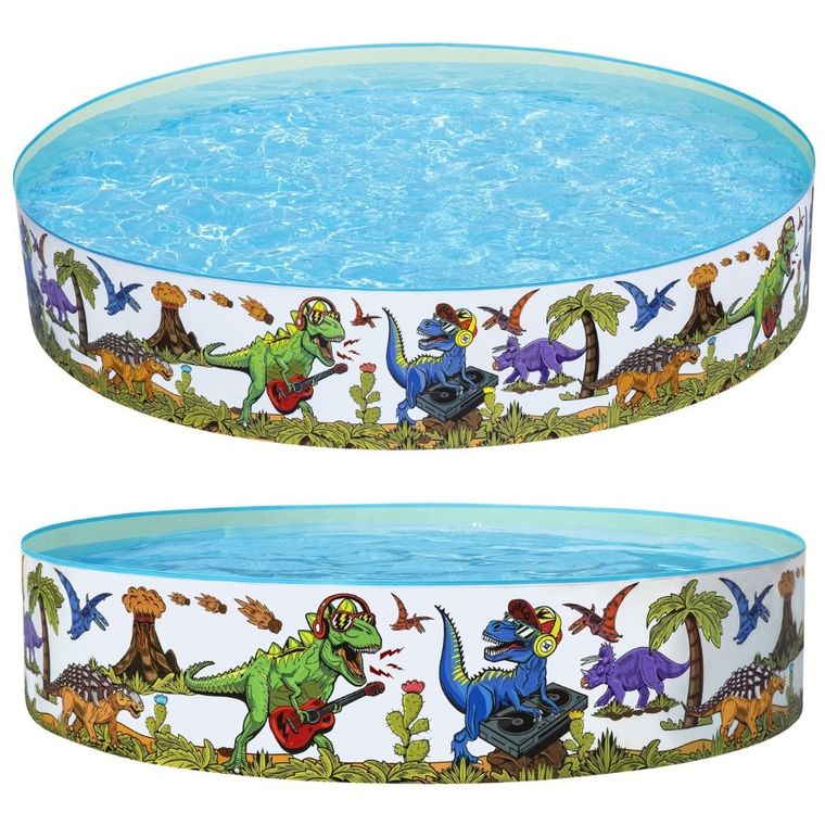 Bestway, basen ogrodowy, rozporowy, dinozaury, 244-46 cm
