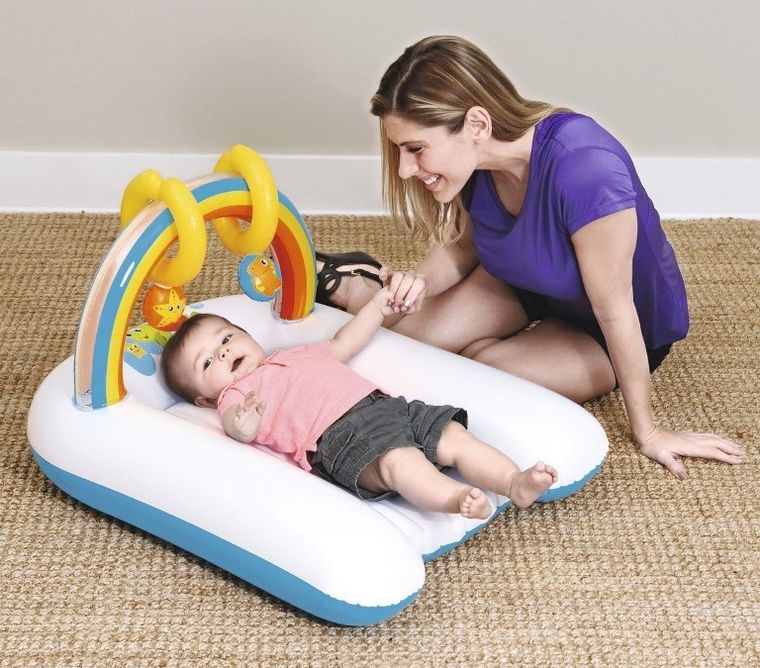 Bestway, dmuchana mata do przewijania, 81-63-46 cm