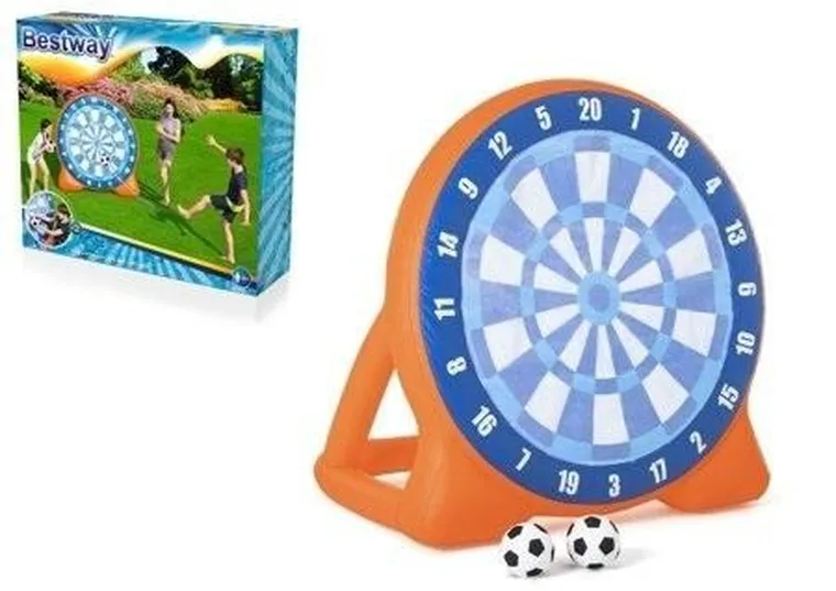 Bestway, dmuchana tarcza do gry w piłkę, 157-107-15 cm