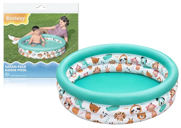 Bestway, dmuchany basenik, rybki, 102 cm