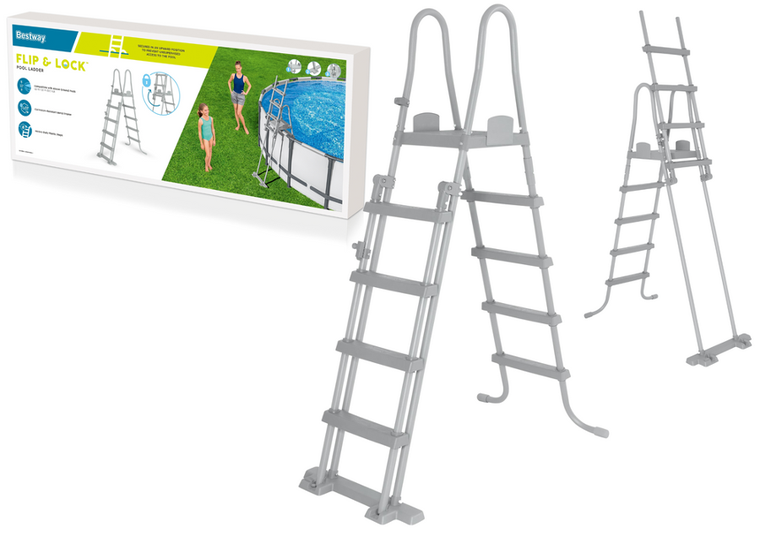 Bestway, drabinka bezpieczna do basenów, 132 cm