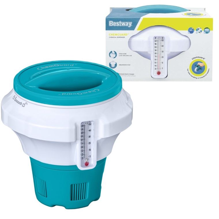 Bestway, duży pływak, dozownik chemii basenowej