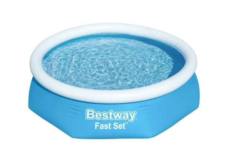 Bestway, Fast Set, basen rozporowy z pompą filtracyjną, 2.44-61 cm