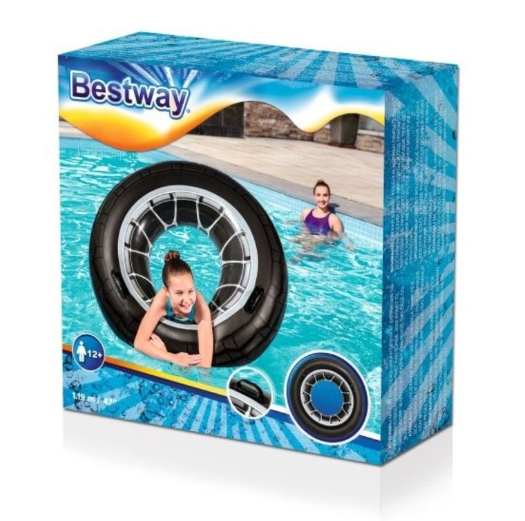 Bestway, High Velocity Tire, kółko nadmuchiwane, 119 cm