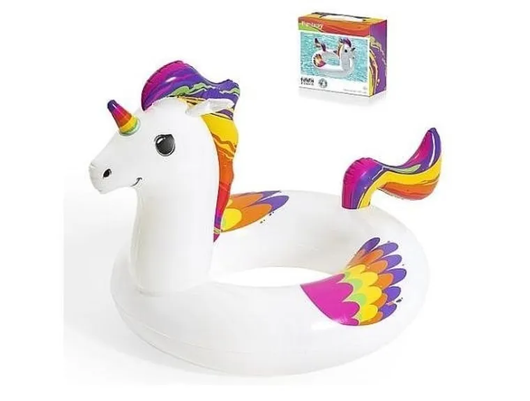 Bestway, Jednorożec, koło dmuchane, 119-91 cm
