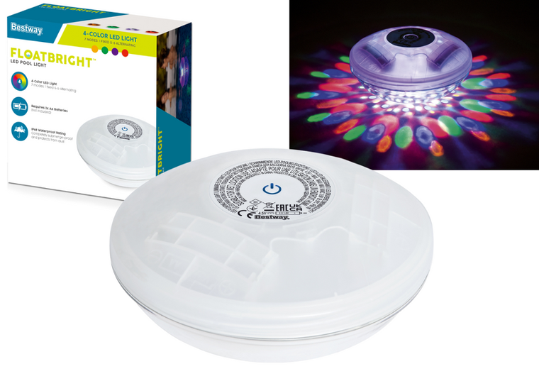 Bestway, lampa basenowa, oświetlenie LED na baterie