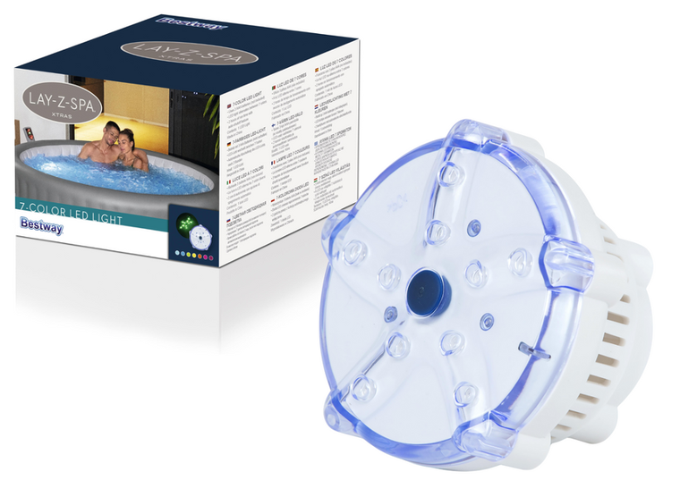 Bestway, Lay-z-spa, lampka basenowa SPA LED, 7 kolorów