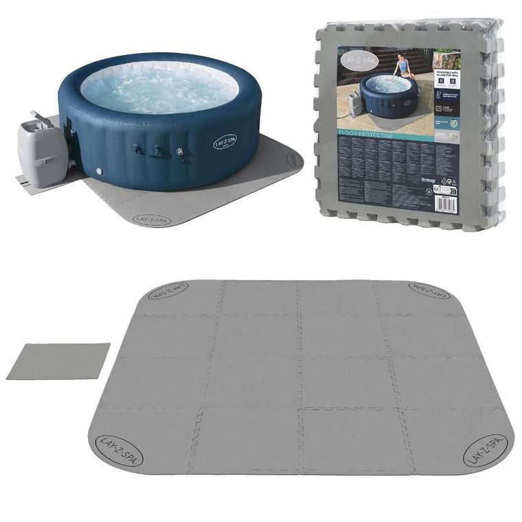 Bestway, mata piankowa pod SPA, 50-50 cm, 16 szt.