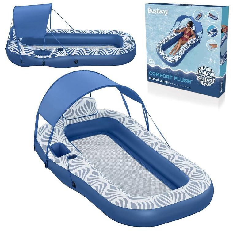 Bestway, materac do pływania z daszkiem