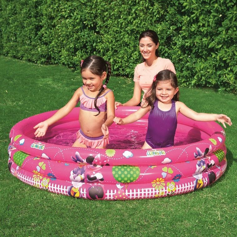 Bestway, Myszka Minnie, basen dmuchany, 152-30 cm