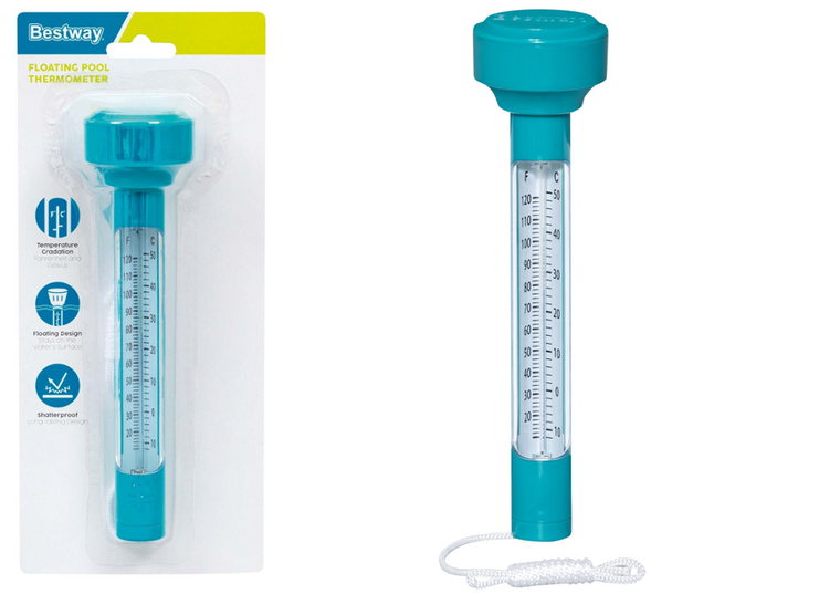 Bestway, pływający termometr do basenu, niebieski