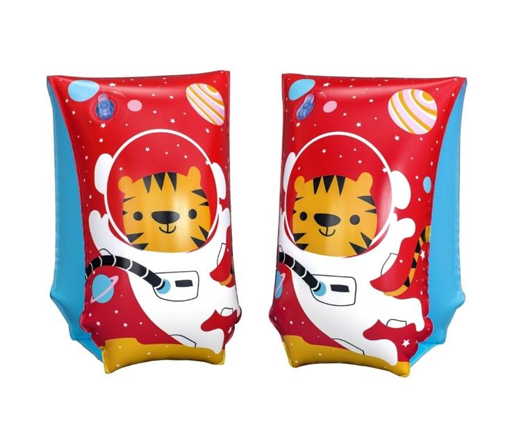 Bestway, rękawki do nauki pływania, tygrys kosmonauta, 30-15 cm