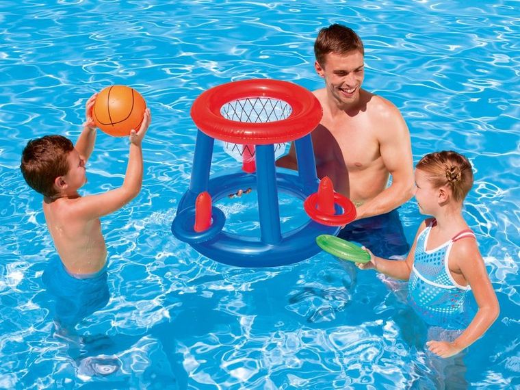 Bestway, zestaw gier do basenów ogrodowych