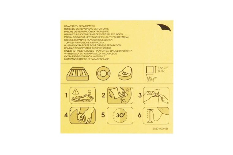 Bestway, zestaw naprawczy, łatki do artykułów dmuchanych, wodoodporne, 6,5-6,5 cm, 10 szt.