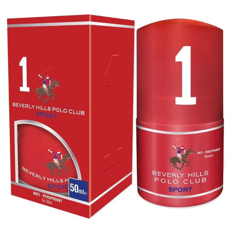 Beverly Hills Polo Club, Men Sport One, antyperspirant, roll-on, 50 ml